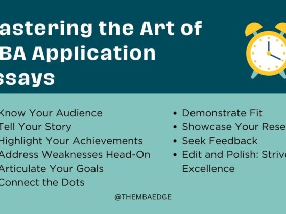 Mastering the Art of MBA Application Essays: Strategies for Success